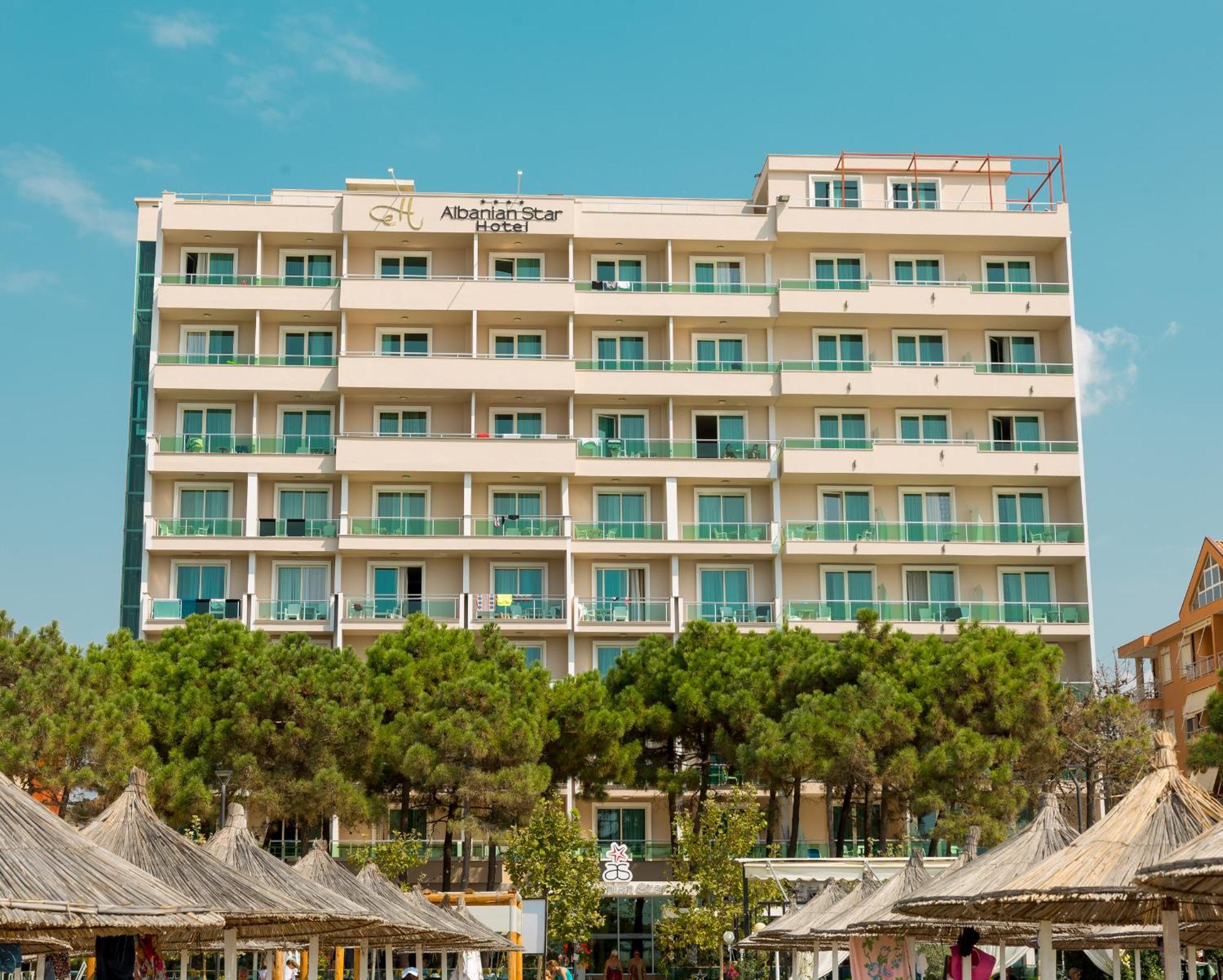 Albanian Star Hotel Durres Bagian luar foto
